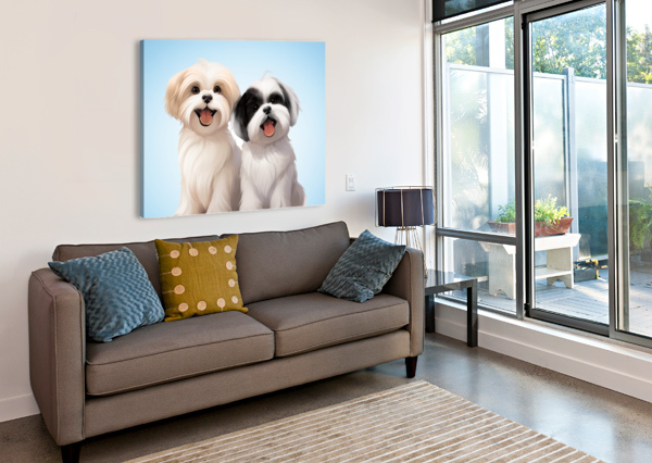 BENNIE AND MILLIE   DISNEY PAINTING DAYTON O DONNELL  Canvas Print